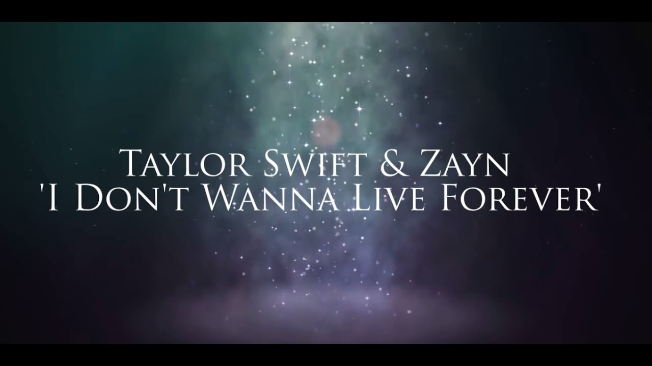Wanna live forever перевод